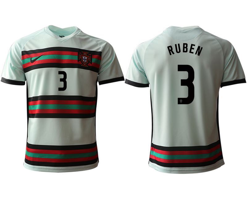 Men 2021 Europe Portugal away AAA version #3 soccer jerseys